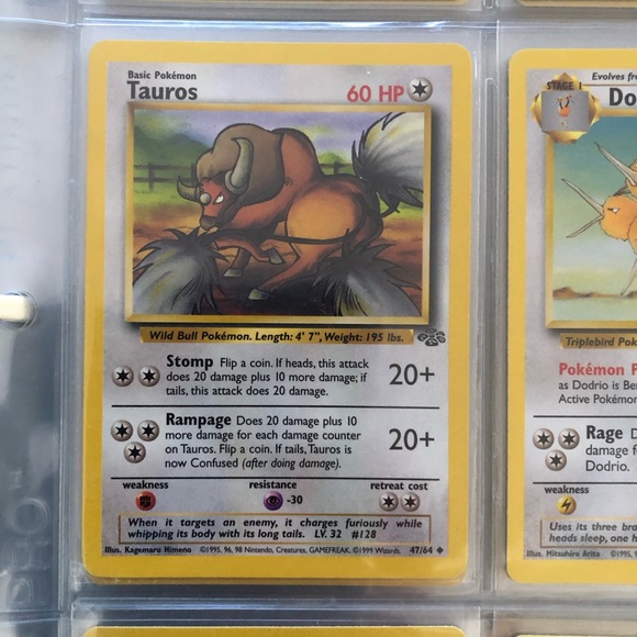 1990’s rare vintage Tauros card 47/102 - Picture 1 of 2